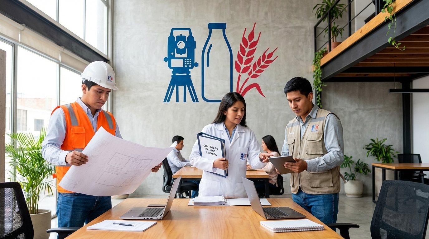 Profesionales revisando reglamentos y manuales